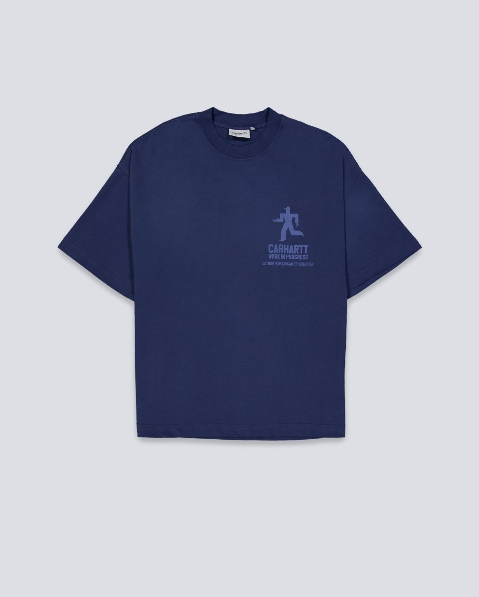 Camiseta Carhartt WIP Distance Azul Unisex I035449-VQ4J