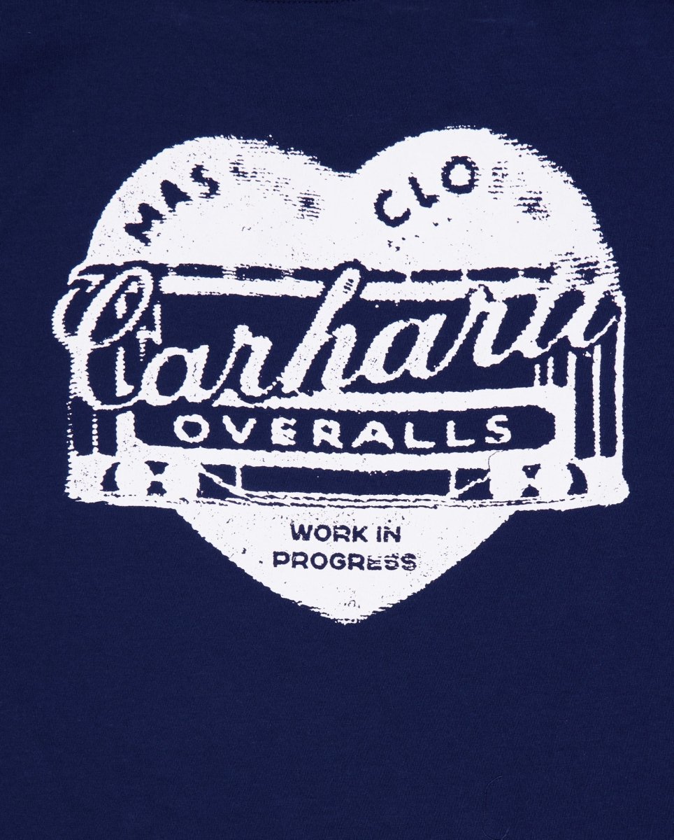 Camiseta Carhartt WIP Garble Azul Mujer I036031-VQXX