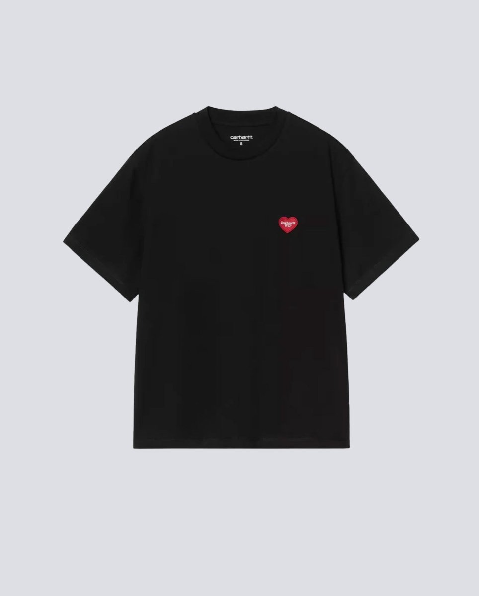 Camiseta Carhartt WIP Heart Patch Negra Unisex I032318-1V2XX
