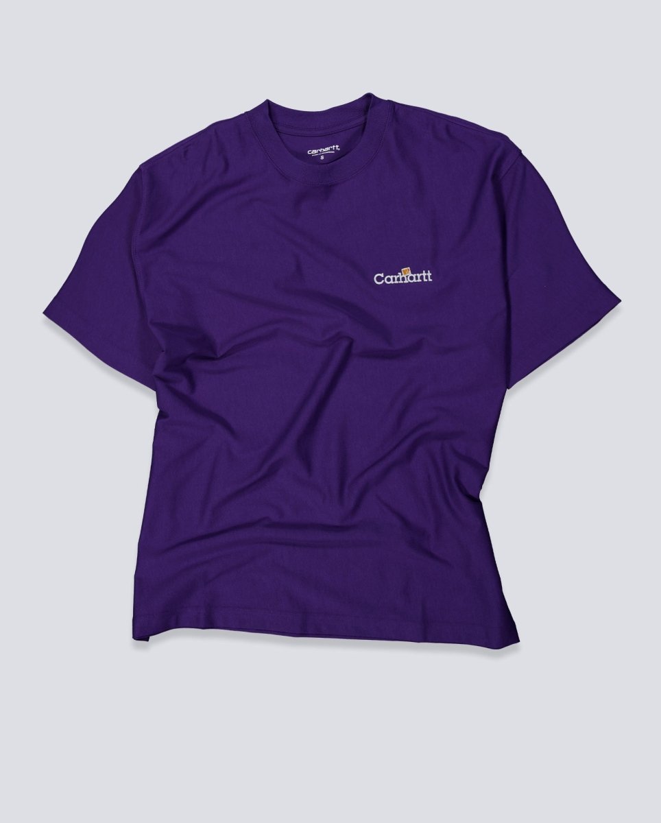 Camiseta Carhartt WIP Label Morada Unisex I036180-3IIXX