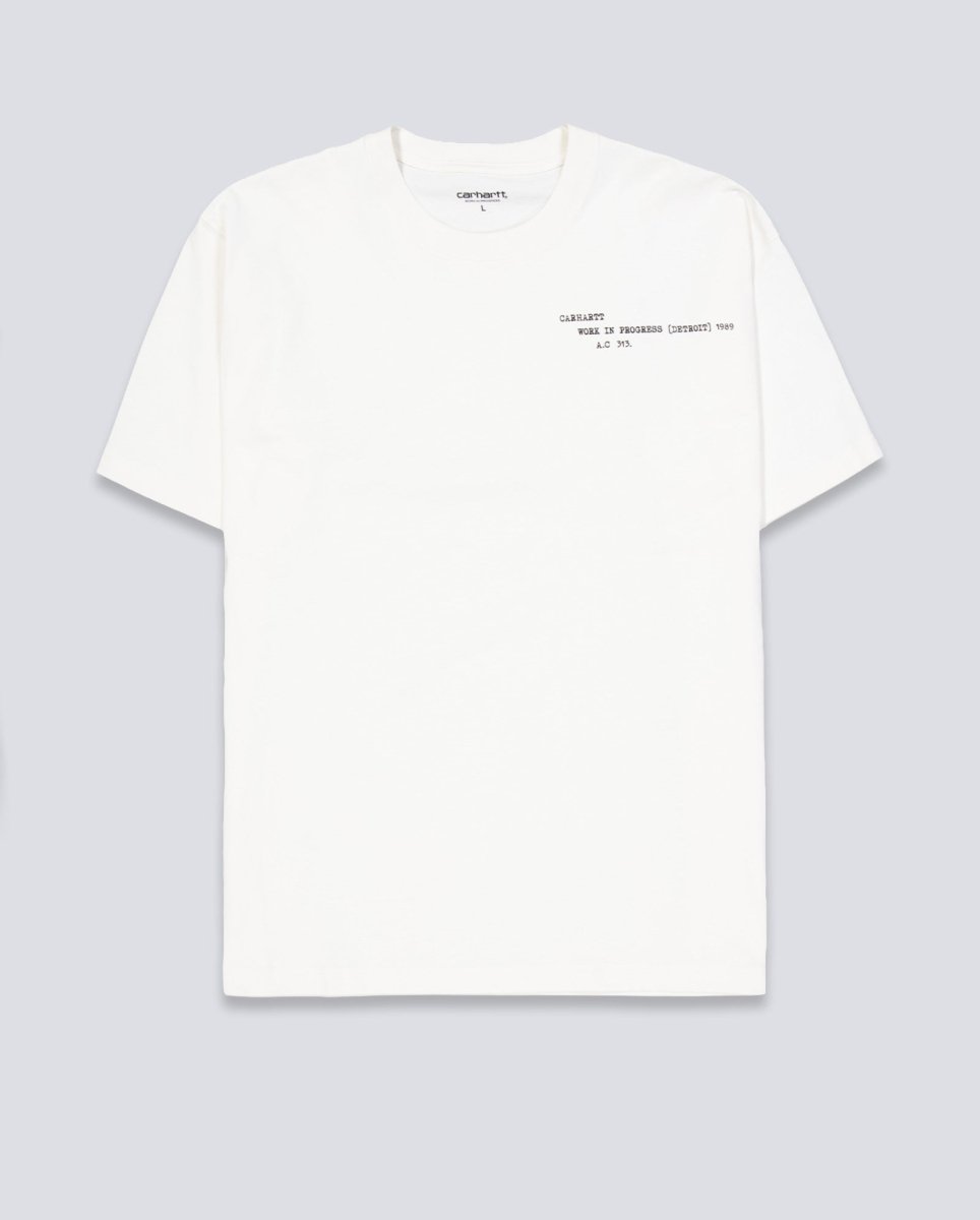 Camiseta Carhartt WIP Punched Blanco Unisex I036006-D6XX