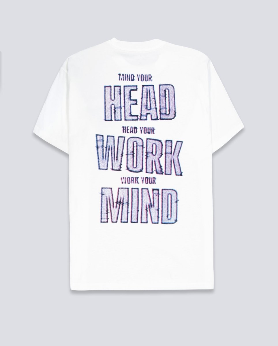 Camiseta Carhartt WIP S/S Mind Your Head Blanca Unisex I036000-02XX