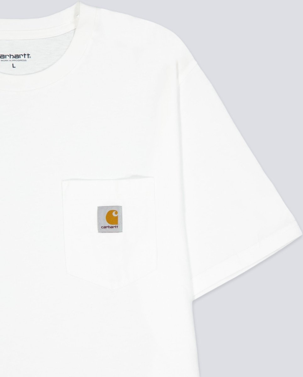 Camiseta Carhartt WIP S/S Pocket Blanco Unisex I030434-02XX