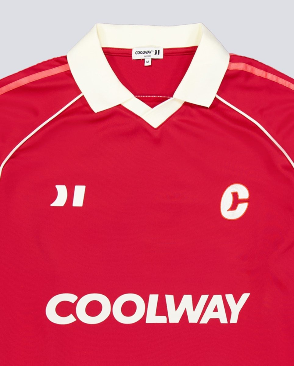 Camiseta Coolway Goalway Rojo Unisex 9058841
