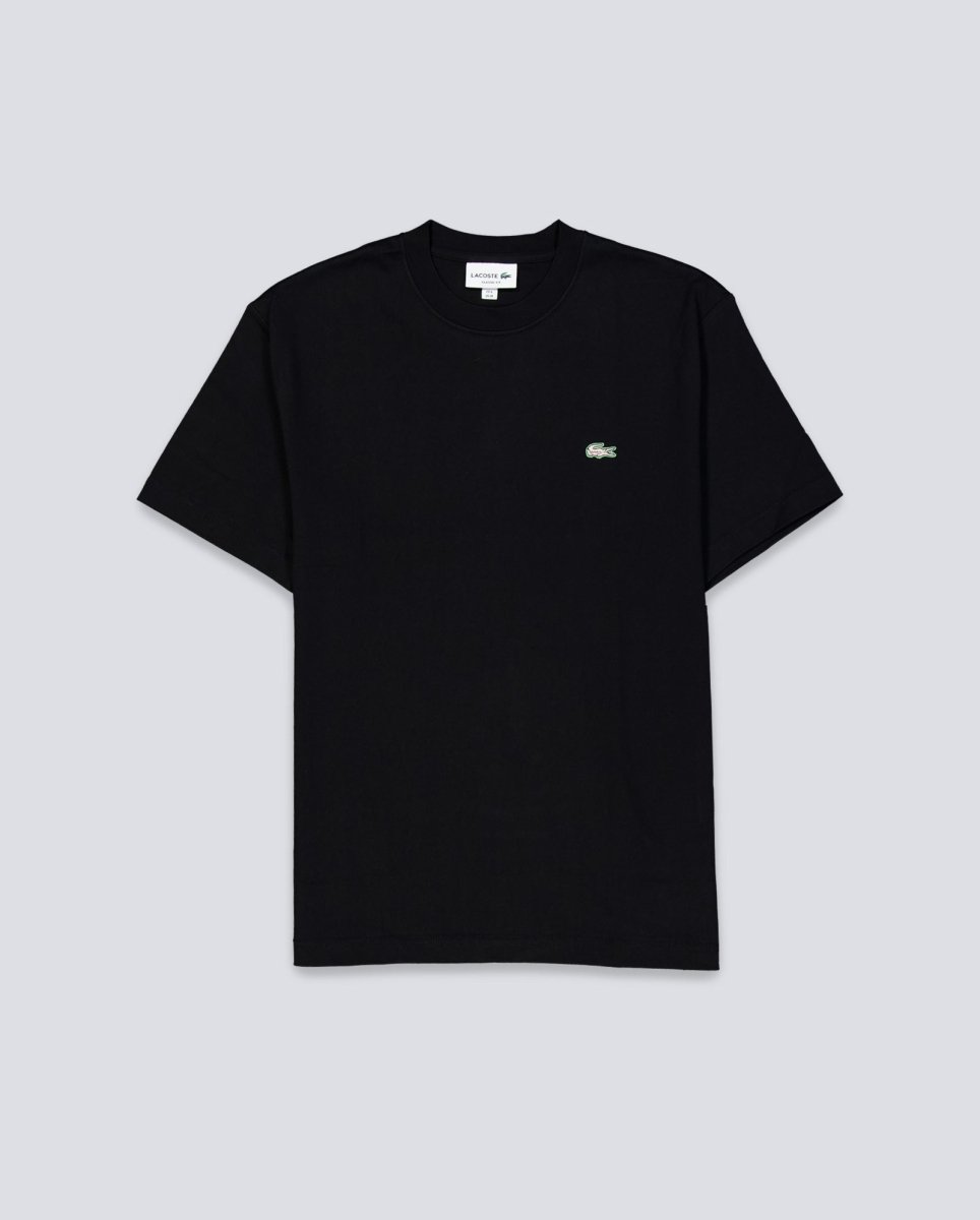 Camiseta De Lacoste Estampado Tennis Heritage Negro Hombre TH5505-00-031
