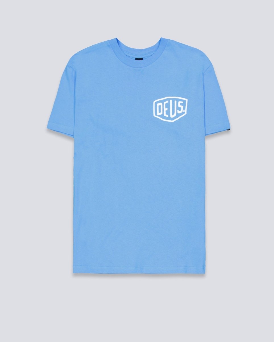 Camiseta Deus Biarritz Address Azul Unisex D261MTS127
