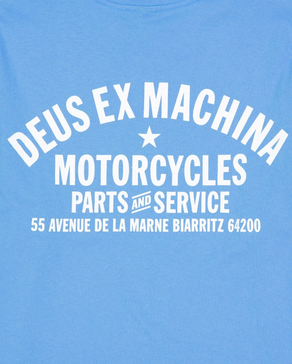 Camiseta Deus Biarritz Address Azul Unisex D261MTS127