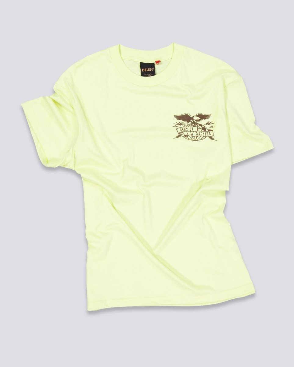Camiseta Deus Claw-Some Whizz Amarilla Unisex D261MTS326