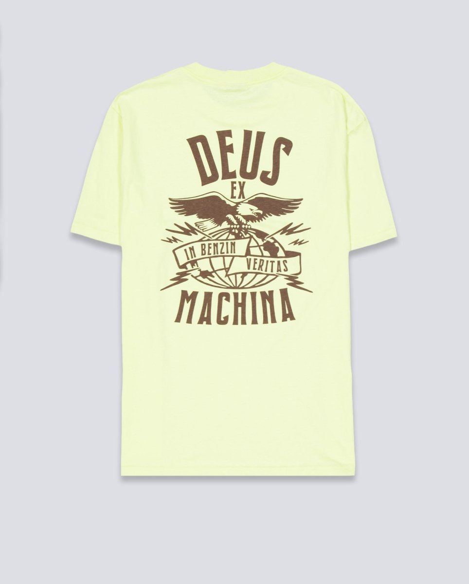 Camiseta Deus Claw-Some Whizz Amarilla Unisex D261MTS326