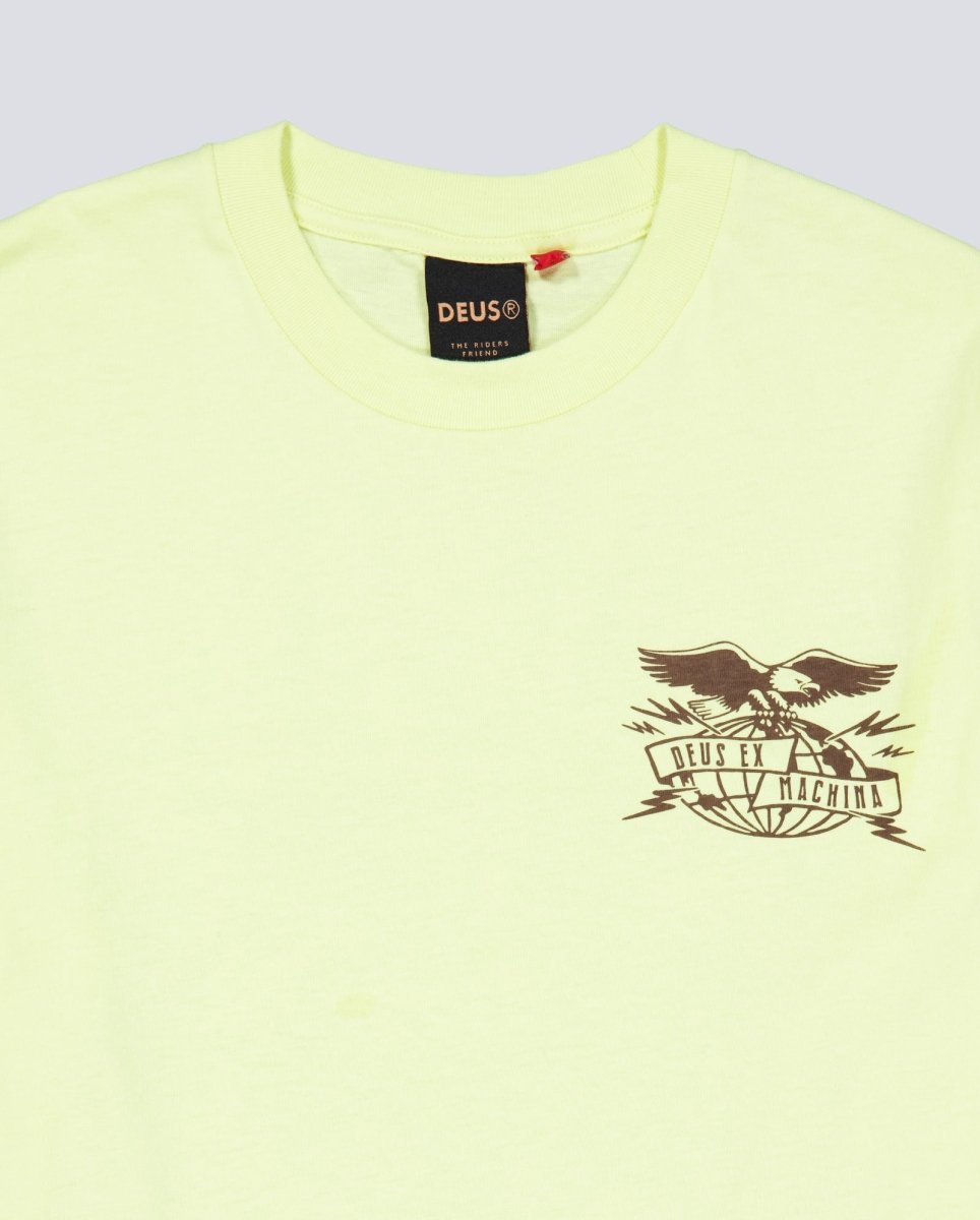 Camiseta Deus Claw-Some Whizz Amarilla Unisex D261MTS326