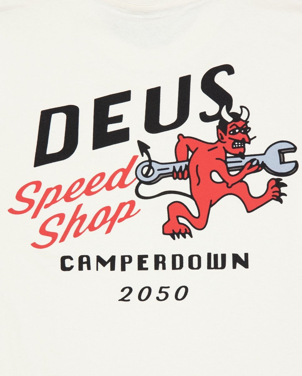 Camiseta Deus Dogleg Beige Unisex D261MTS321