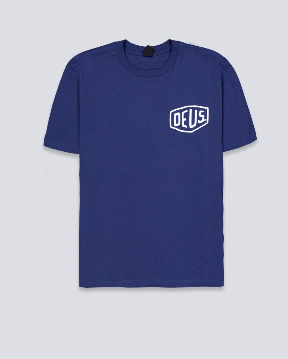 Camiseta Deus Harajuku Address Azul Unisex D261MTS126