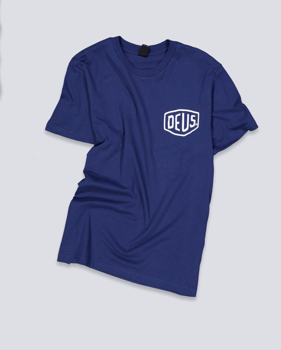 Camiseta Deus Harajuku Address Azul Unisex D261MTS126