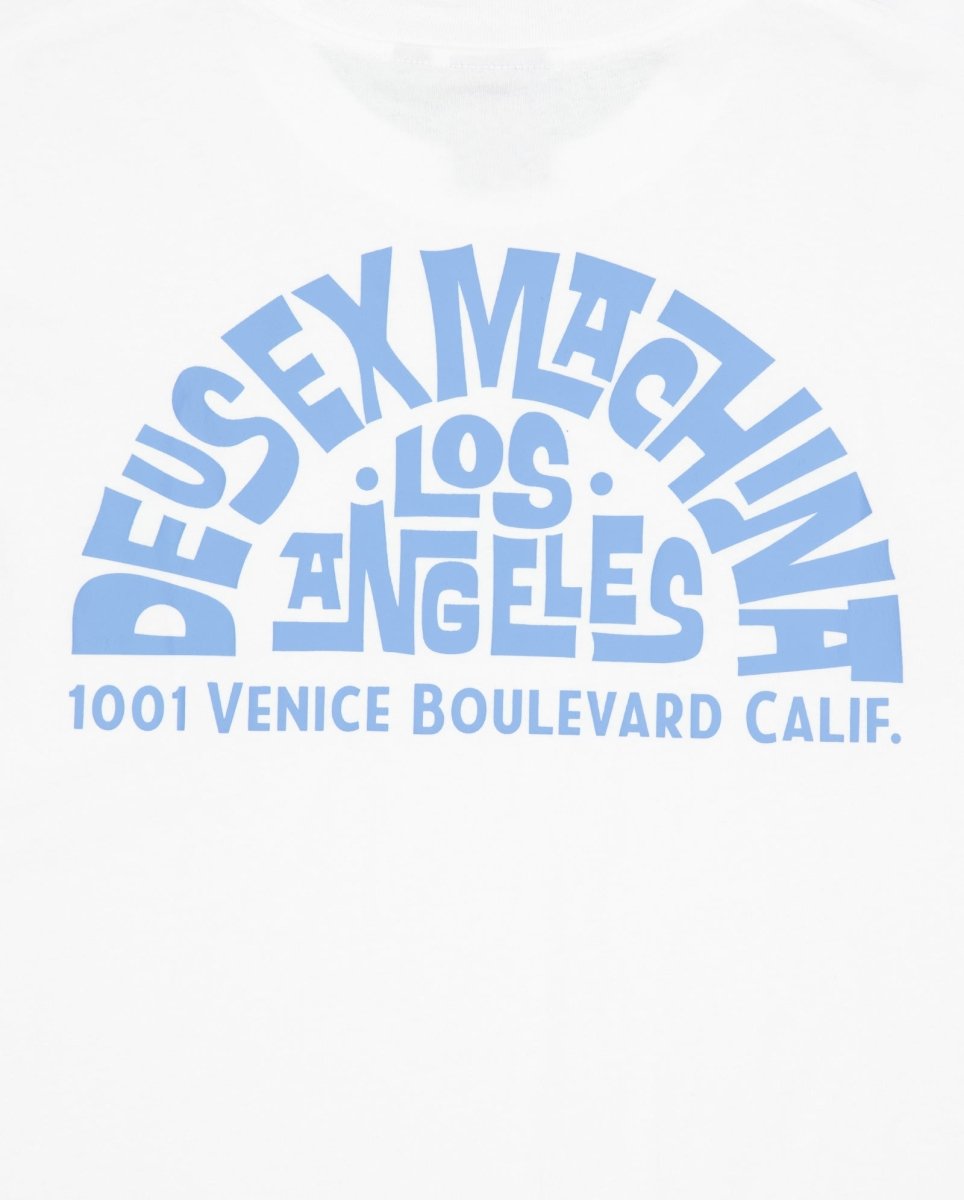 Camiseta Deus Los Angeles Address Beige Unisex D261MTS574
