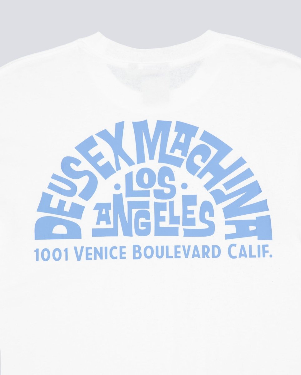 Camiseta Deus Los Angeles Address Beige Unisex D261MTS574