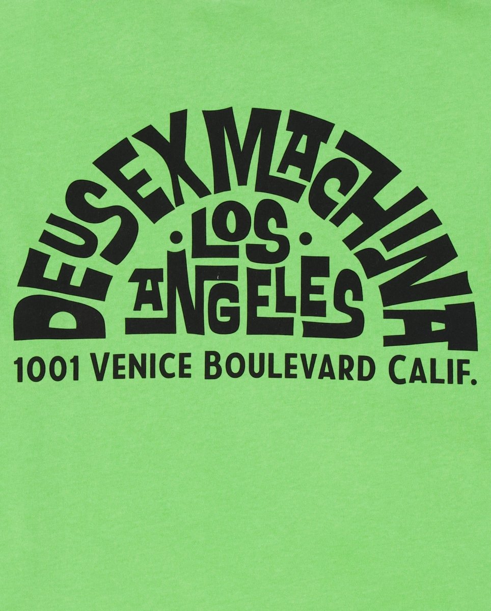Camiseta Deus Los Angeles Address Verde Unisex D261MTS574