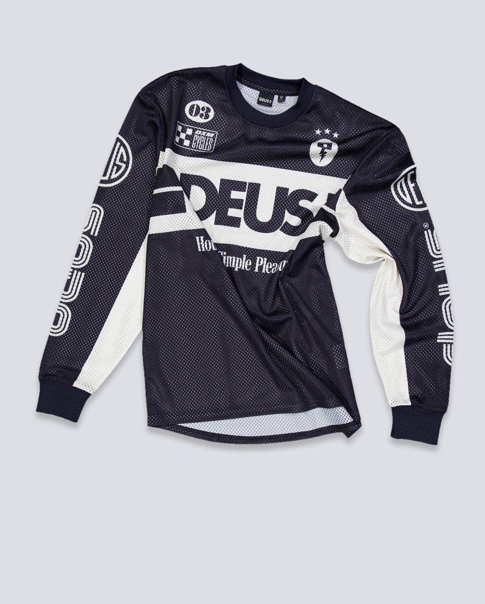 Camiseta Deus Off Road Mx Jersey 2.0 Negra Unisex D261MTS390