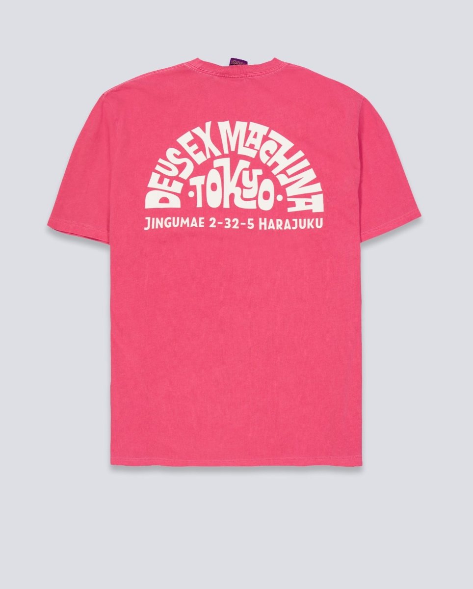 Camiseta Deus Tokyo Address Rosa Unisex D261MTS573