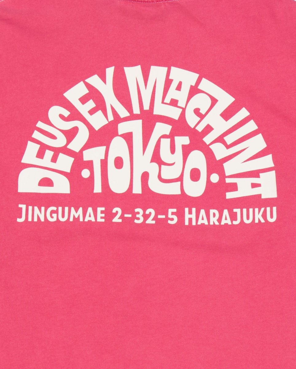 Camiseta Deus Tokyo Address Rosa Unisex D261MTS573