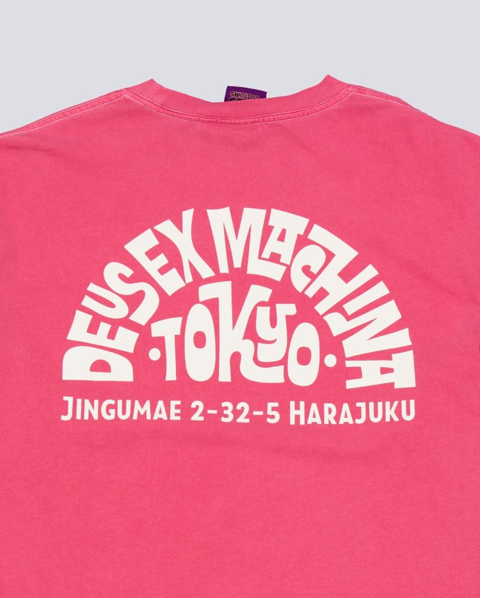 Camiseta Deus Tokyo Address Rosa Unisex D261MTS573