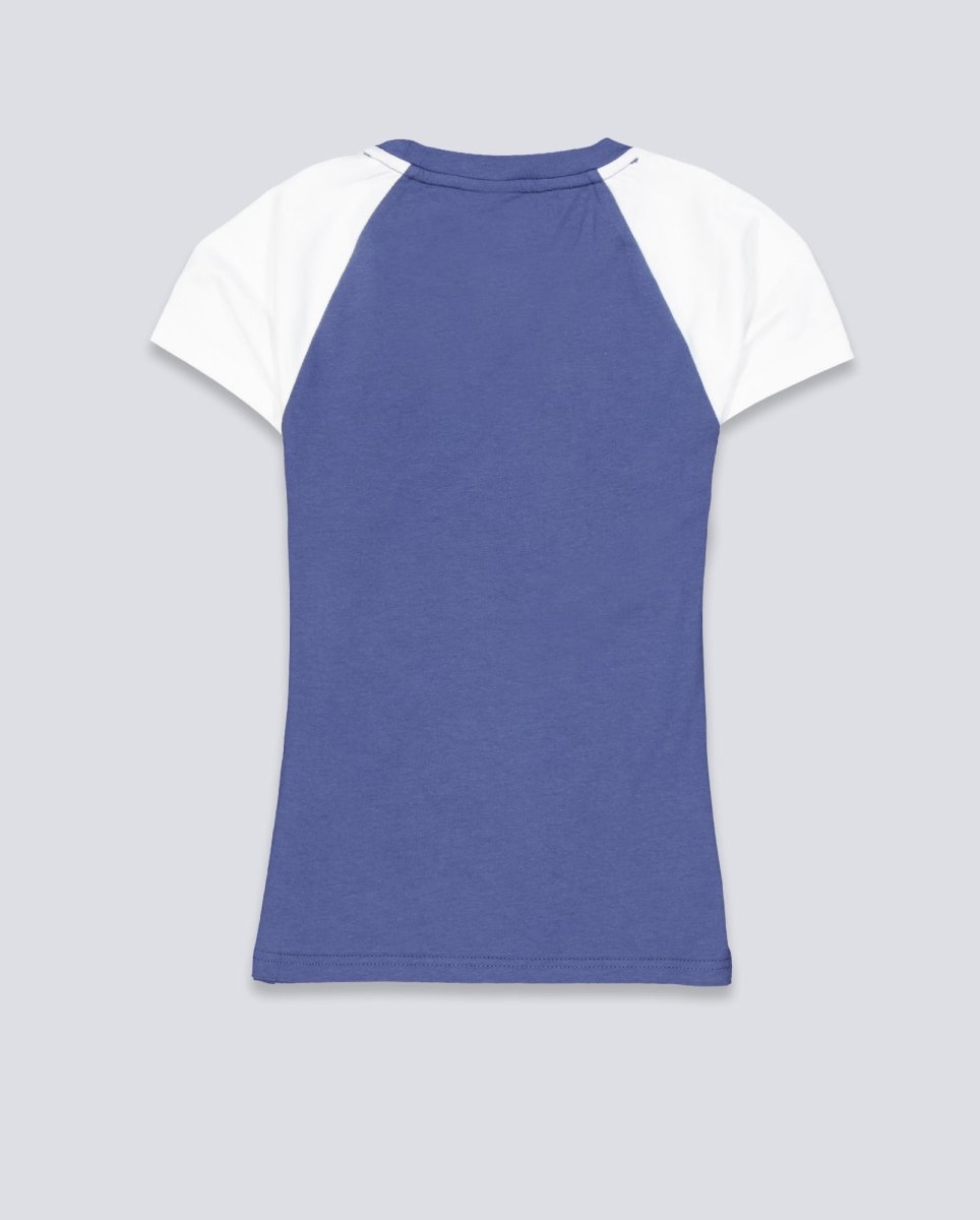 Camiseta Dickies Derby Raglan Azul Mujer DK0A883ARI21
