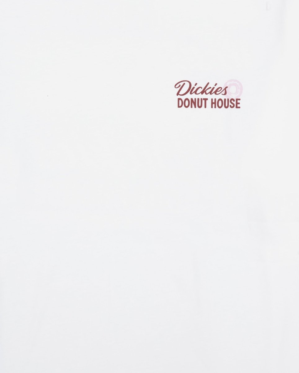 Camiseta Dickies Donut House Blanco Hombre DK0A87QN0WH1