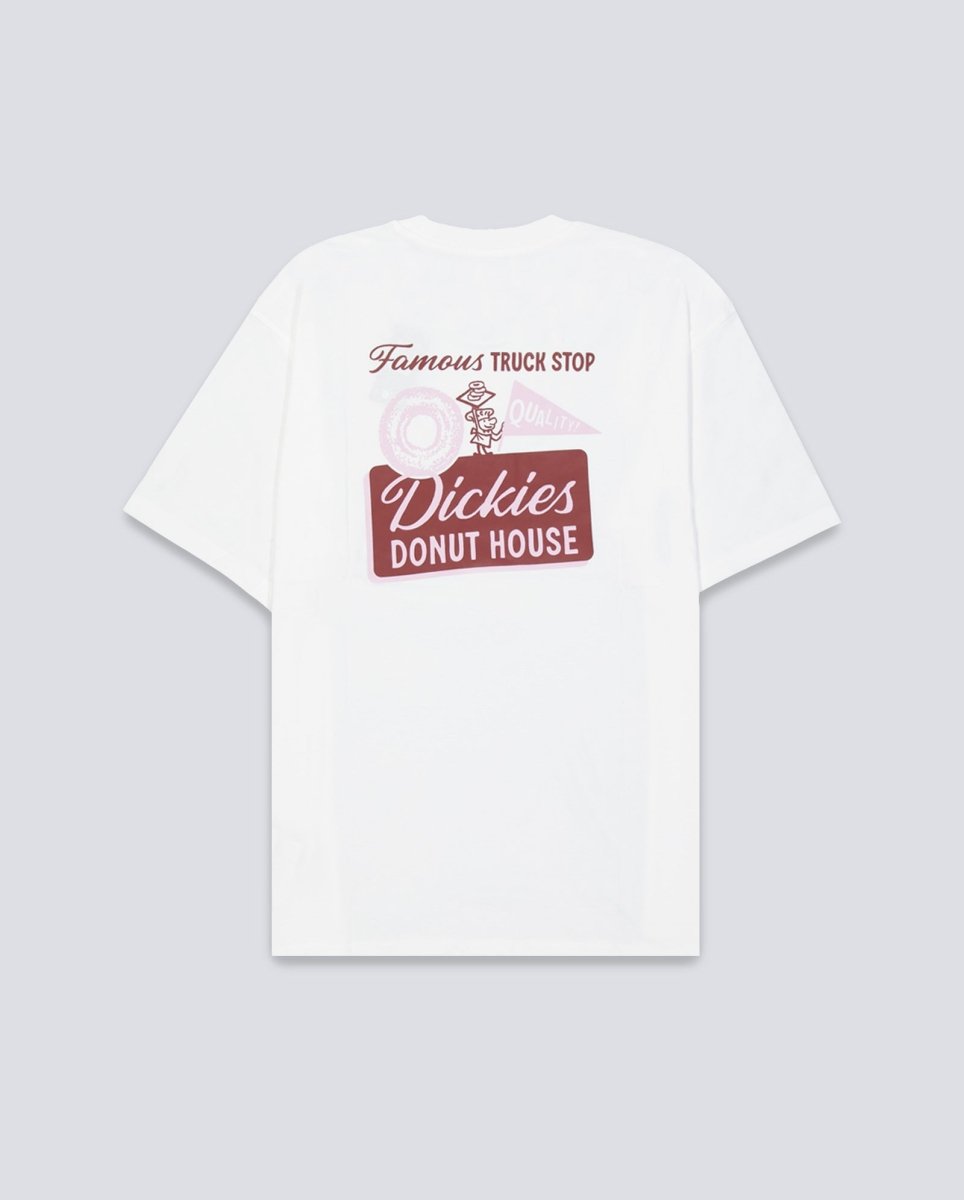 Camiseta Dickies Donut House Blanco Hombre DK0A87QN0WH1