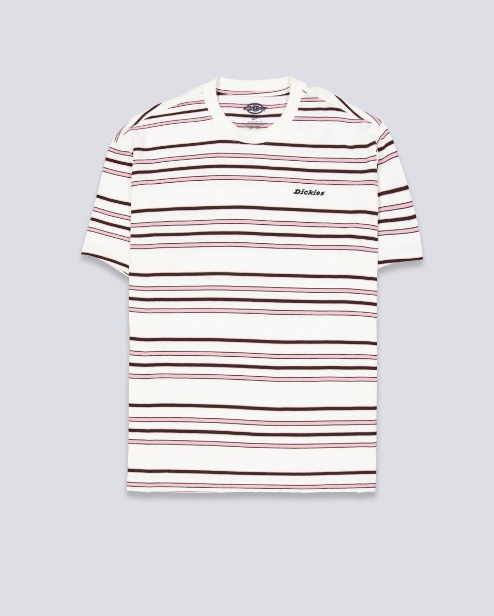 Camiseta Dickies East Liberty Stripe Blanco Hombre DK0A88GFC481