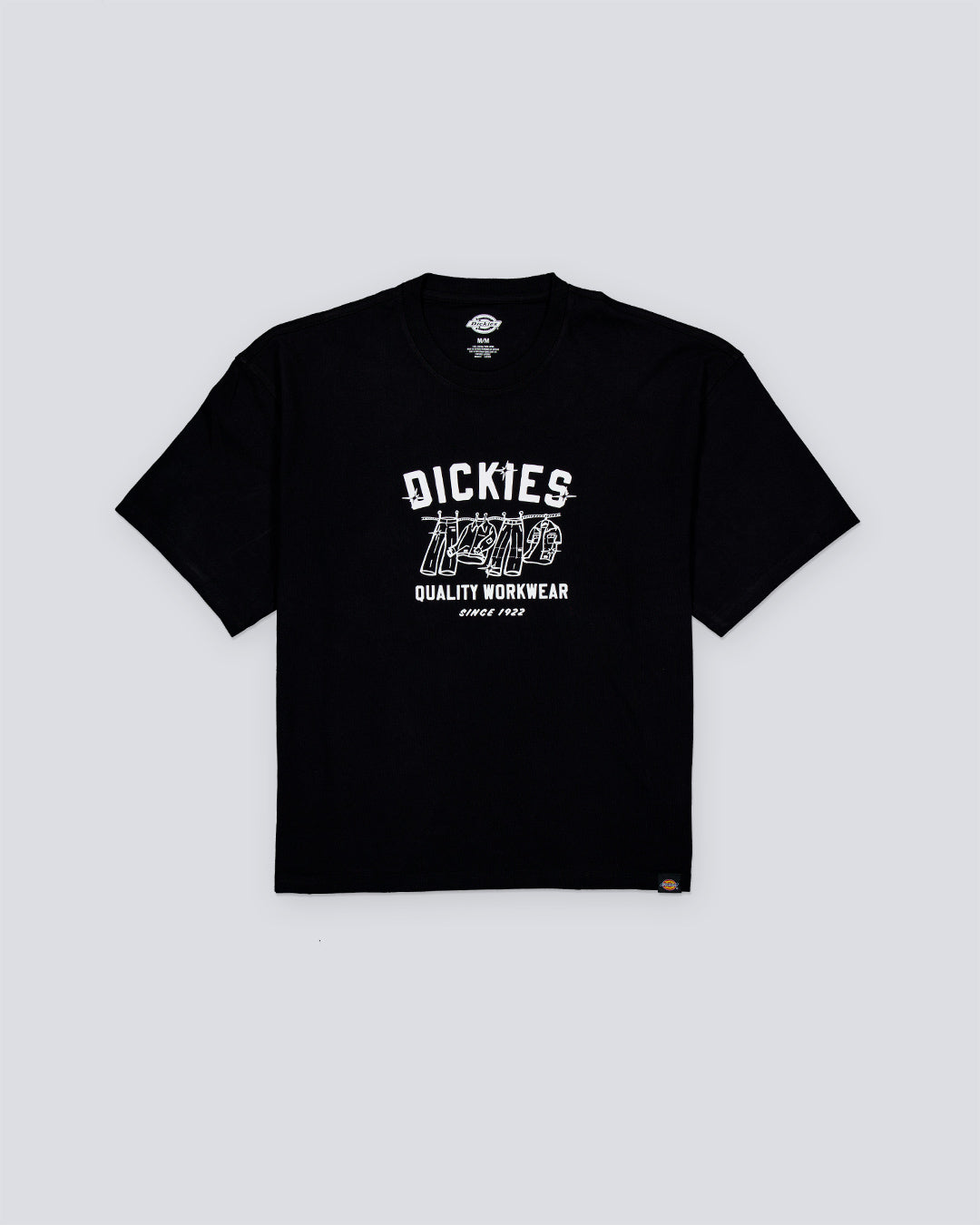 Camiseta Dickies Laundry Boxy Negro Hombre