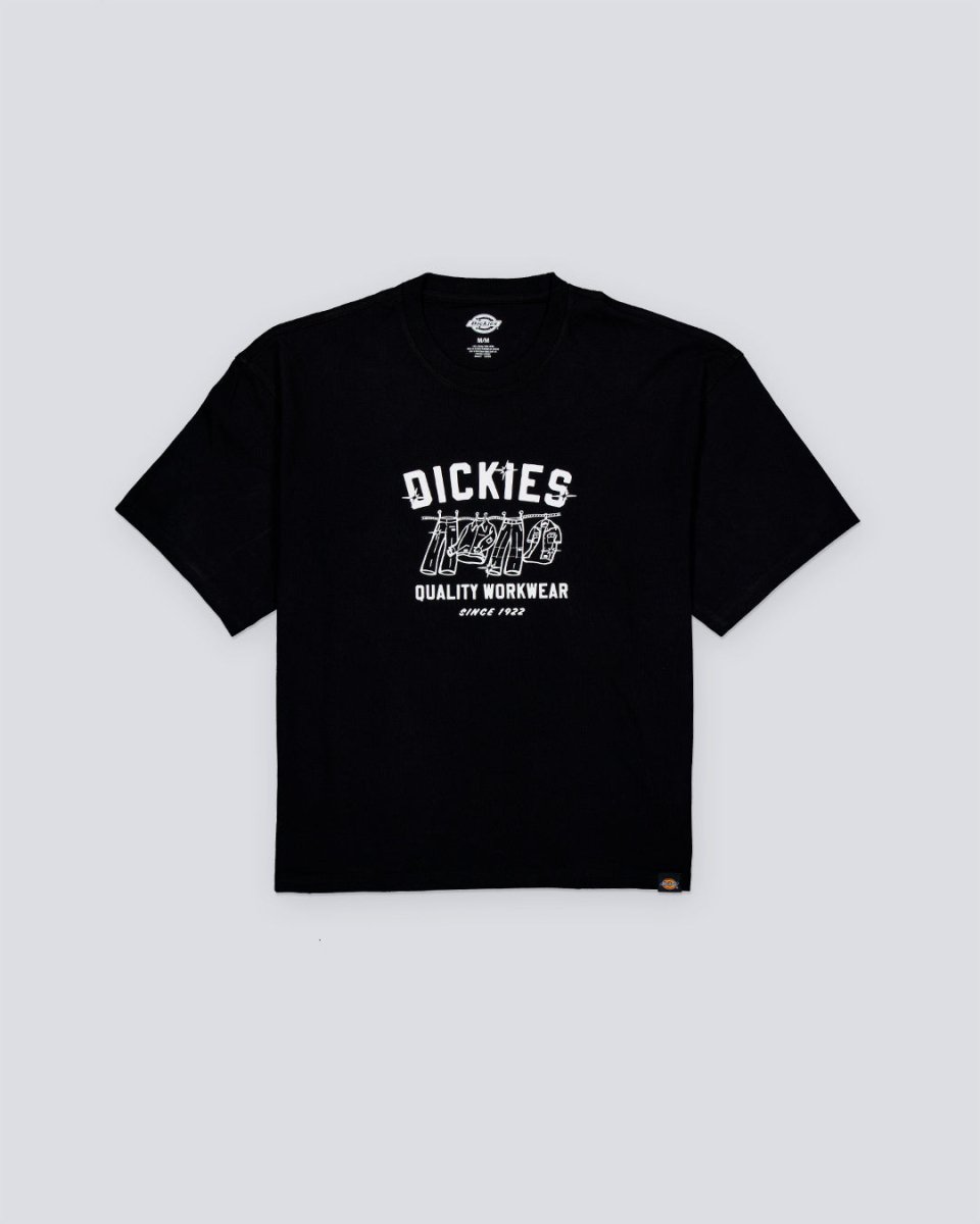 Camiseta Dickies Laundry Boxy Negro Hombre