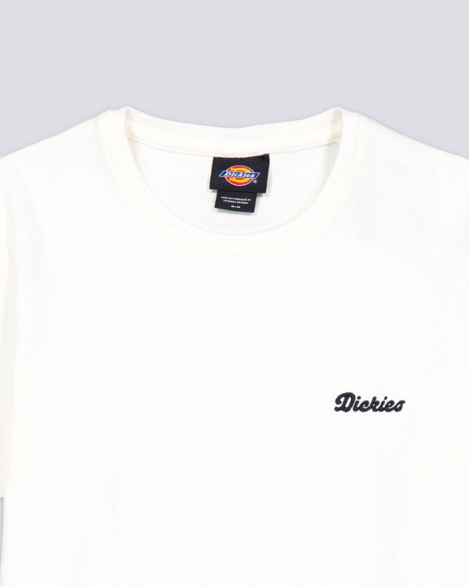 Camiseta Dickies Lewistown Embro Blanco Mujer