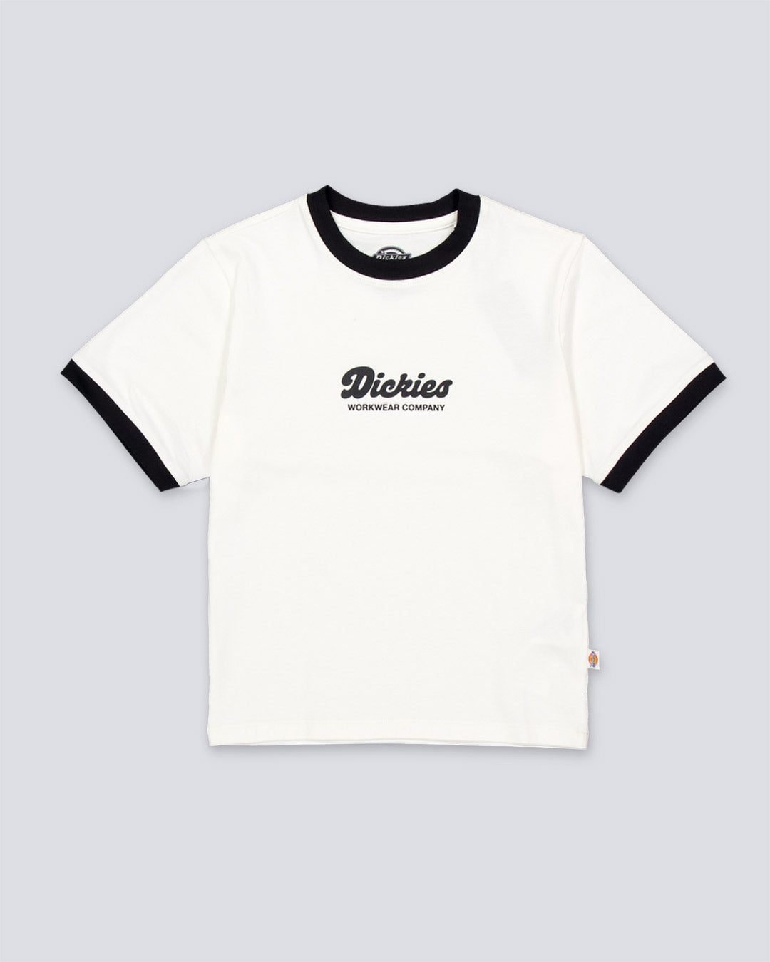 Camiseta Dickies Lewistown Ringer Blanco Mujer