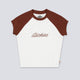 Camiseta Dickies Rope Marrón Y Blanco Mujer