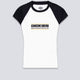 Camiseta Dickies Derby Raglan Blanco Mujer