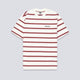 Camiseta Dickies York Stripe Rojo Y Blanco Unisex