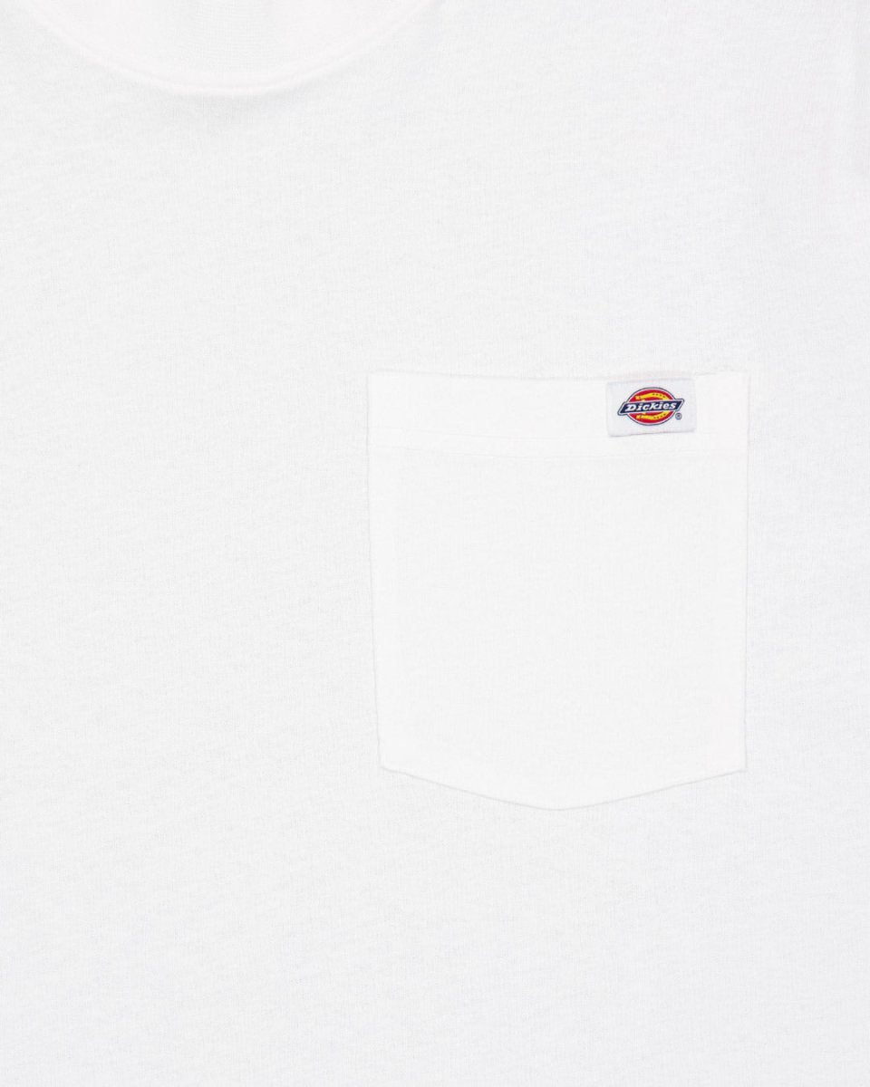 Camiseta Dikies Luray Pocket Blanco Hombre DK0A4YFCWHX1
