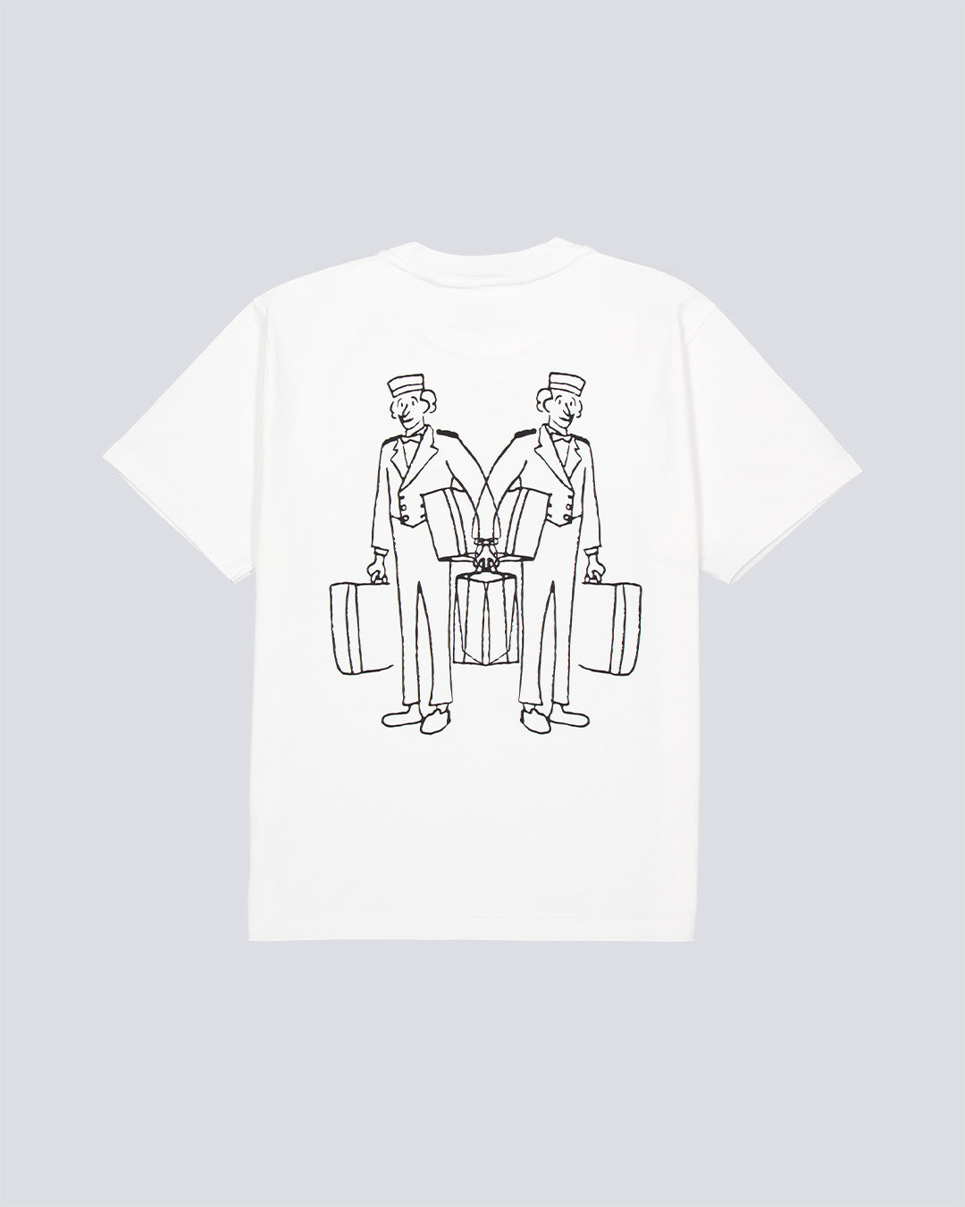 Camiseta Edmmond Studios Bellboy Blanco Unisex 125-30-31000