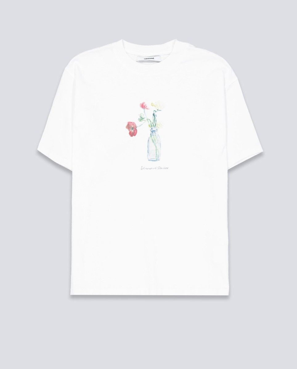 Camiseta Edmmond Studios Blooming Blanco Unisex 126-30-09000
