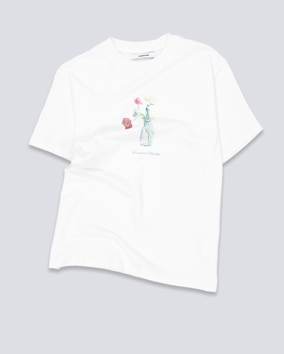 Camiseta Edmmond Studios Blooming Blanco Unisex 126-30-09000