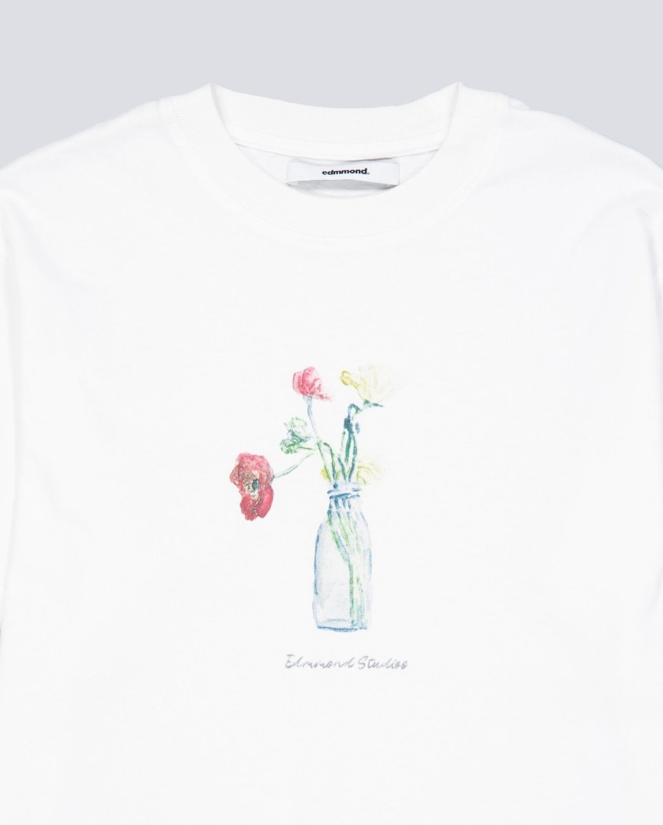 Camiseta Edmmond Studios Blooming Blanco Unisex 126-30-09000