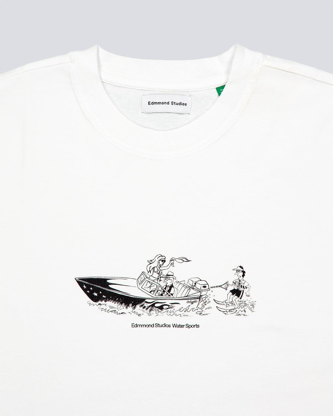 Camiseta Edmmond Studios Boxy Blanco Unisex