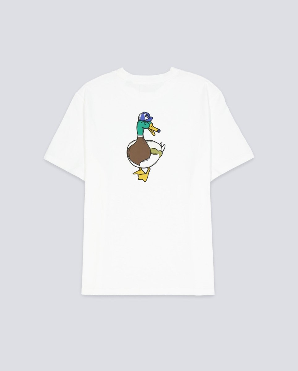 Camiseta Edmmond Studios Duck Recreation Blanco Unisex 125-30-30000