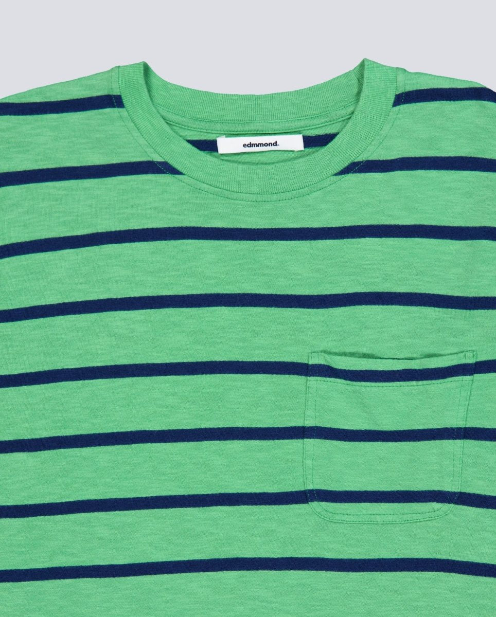 Camiseta Edmmond Studios Flame Stripes Verde Hombre 126-30-04650