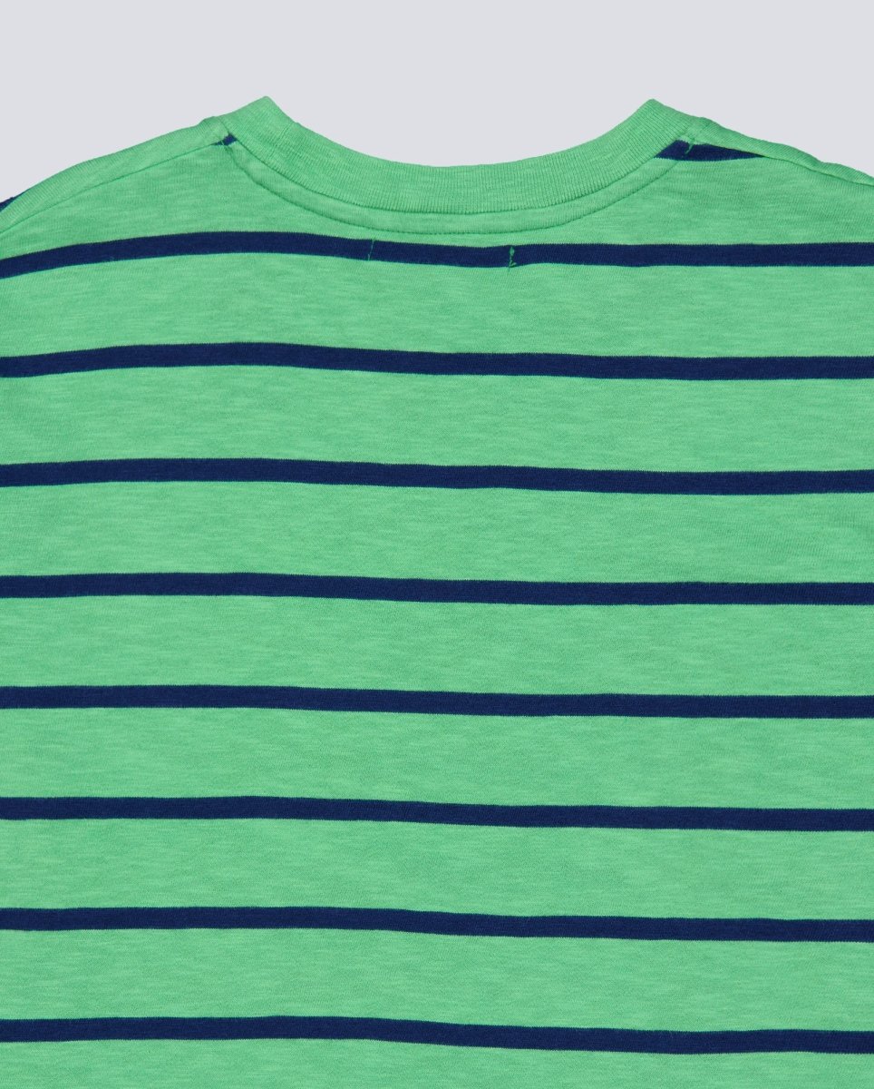 Camiseta Edmmond Studios Flame Stripes Verde Hombre 126-30-04650