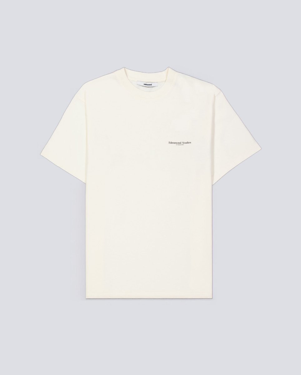 Camiseta Edmmond Studios Orient Express Blanco Hombre 325-30-11010