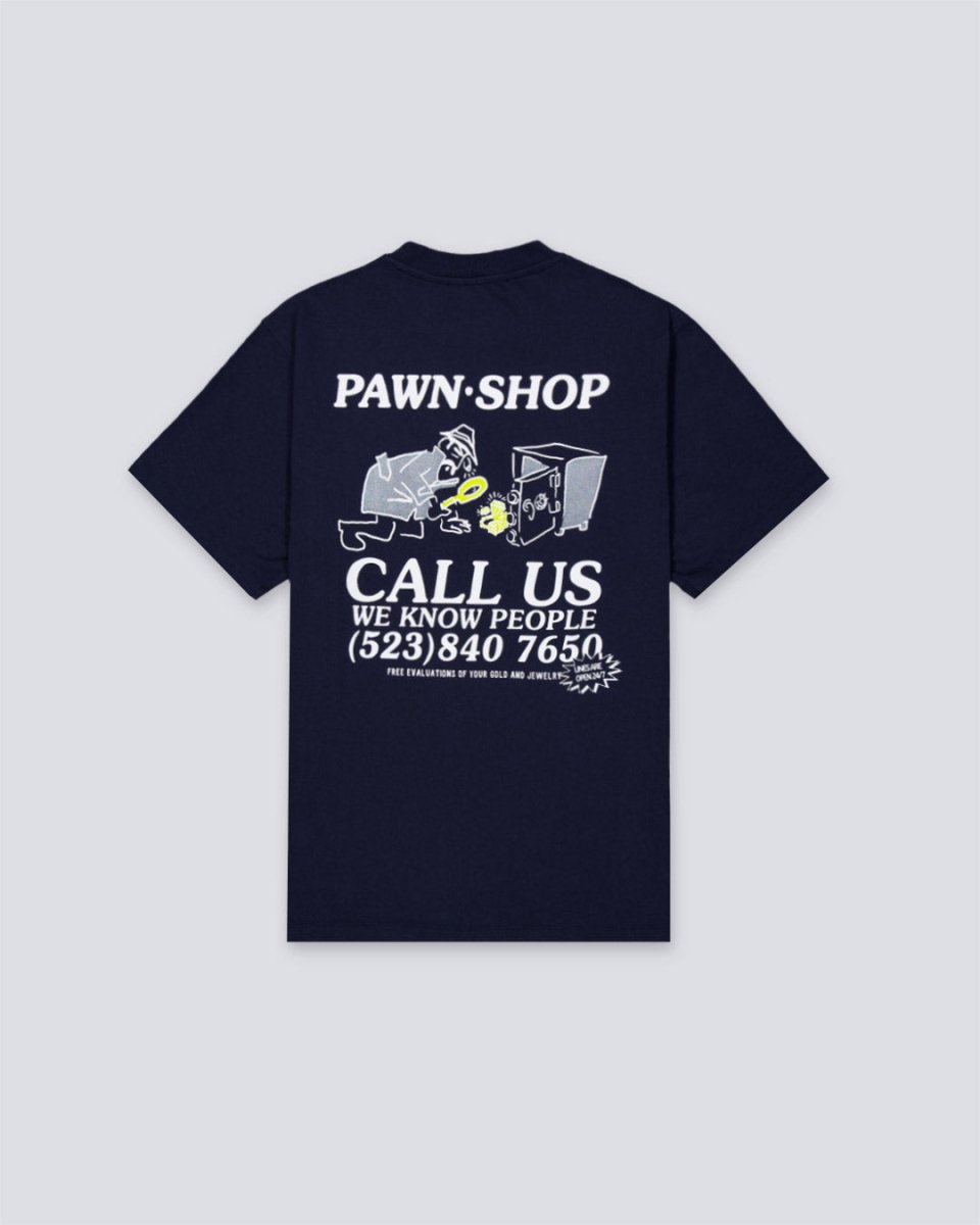 Camiseta Edmmond Studios Pawn Shop Azul Marino Hombre 325-30-17590