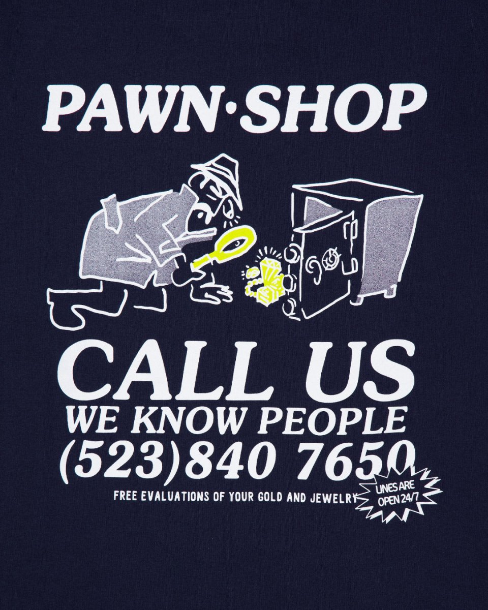 Camiseta Edmmond Studios Pawn Shop Azul Marino Hombre 325-30-17590