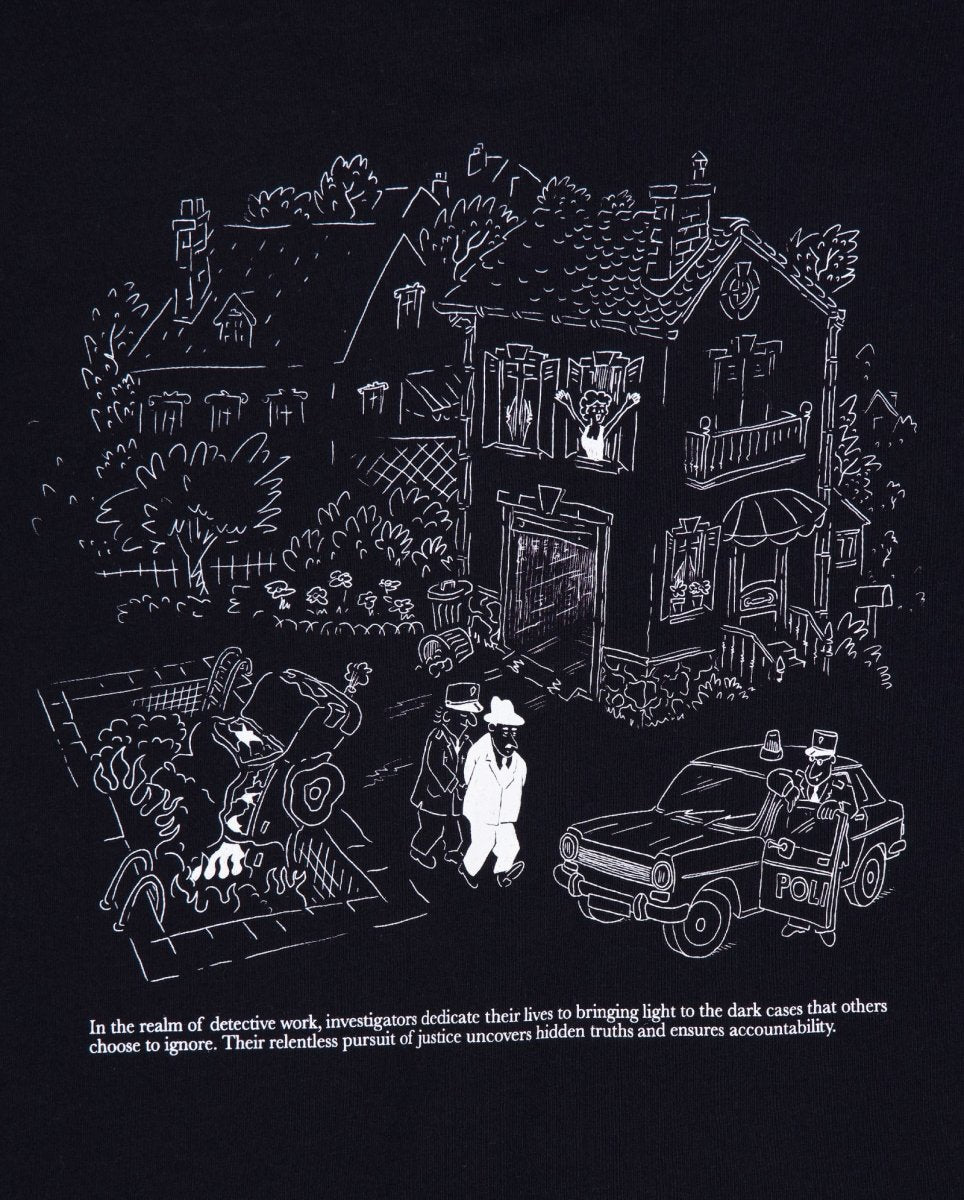 Camiseta Edmmond Studios Scene del Crime Negro Hombre 325-30-28990