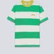 Camiseta Edmmond Studios Striped Blanca y Verde Unisex
