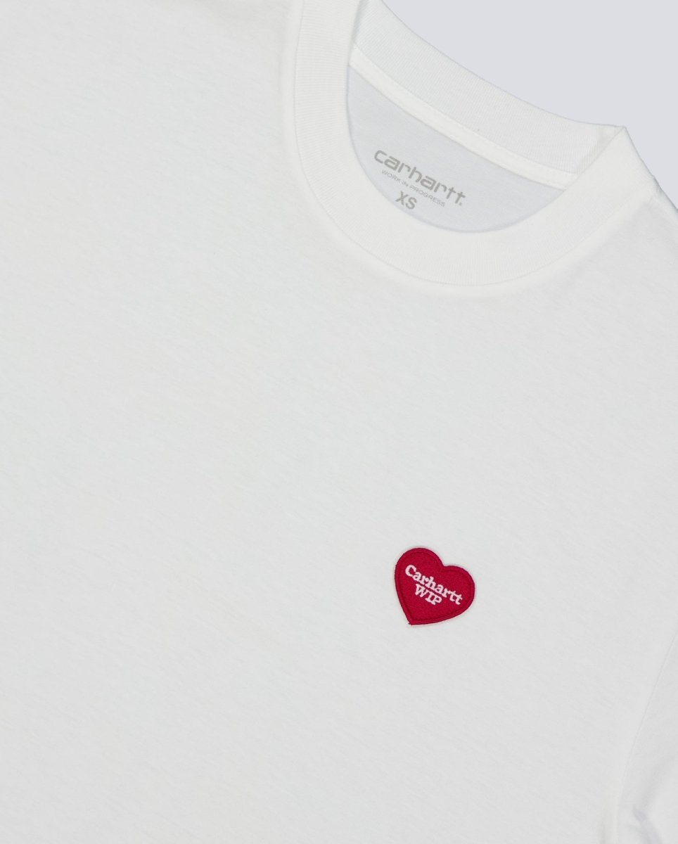 Camiseta Heart Patch Blanca Unisex  I032318-1WZXX